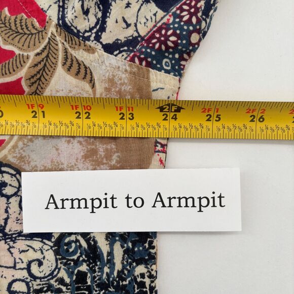 Chicos Womens Floral Button Up Size XL Blouse Shirt Casual Colorful Everyday - Picture 4 of 6